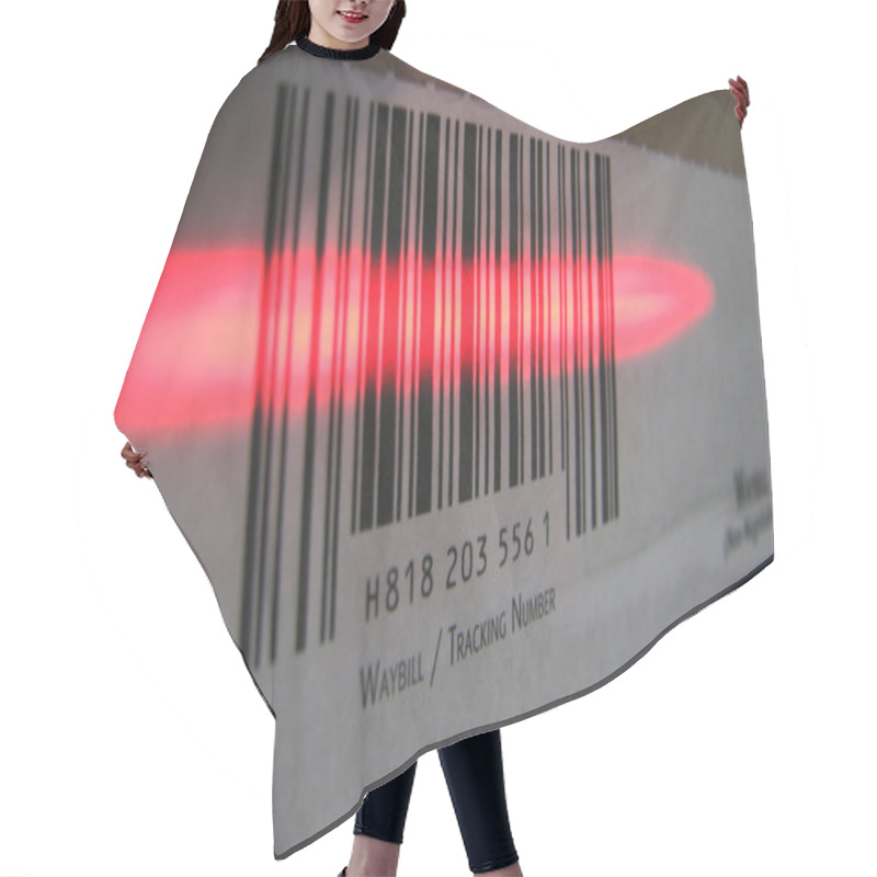 Personality  Barcode Hair Cutting Cape