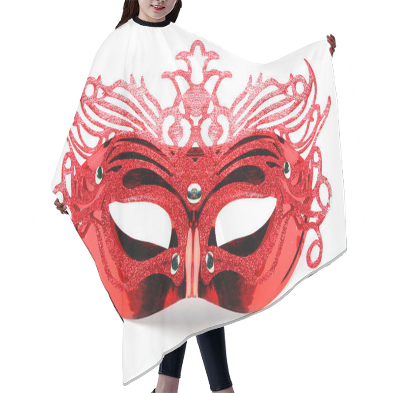 Personality  Carnival Mask. Hair Cutting Cape