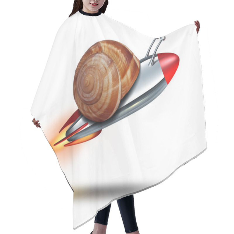 Personality  Fast Snail Hair Cutting Cape