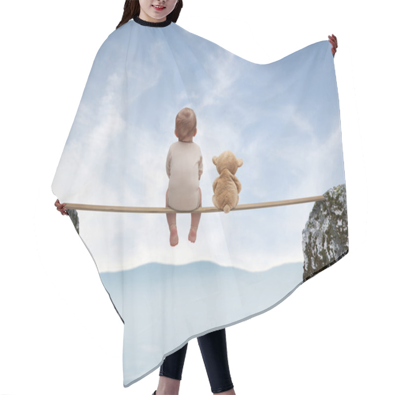 Personality  Baby Games 6 Hair Cutting Cape