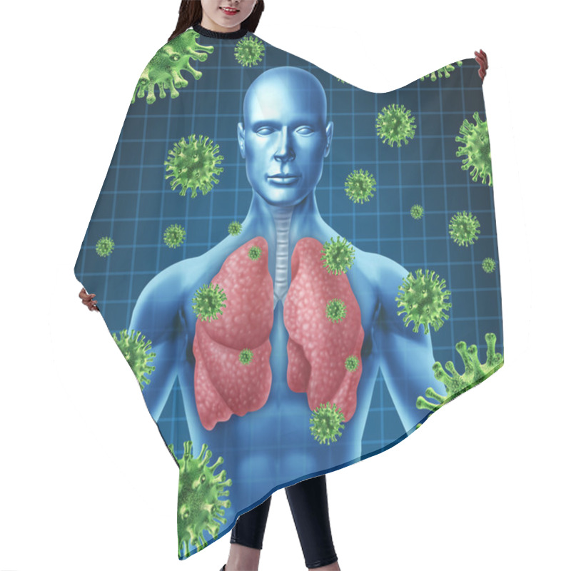 Personality  Lung Infection Hair Cutting Cape