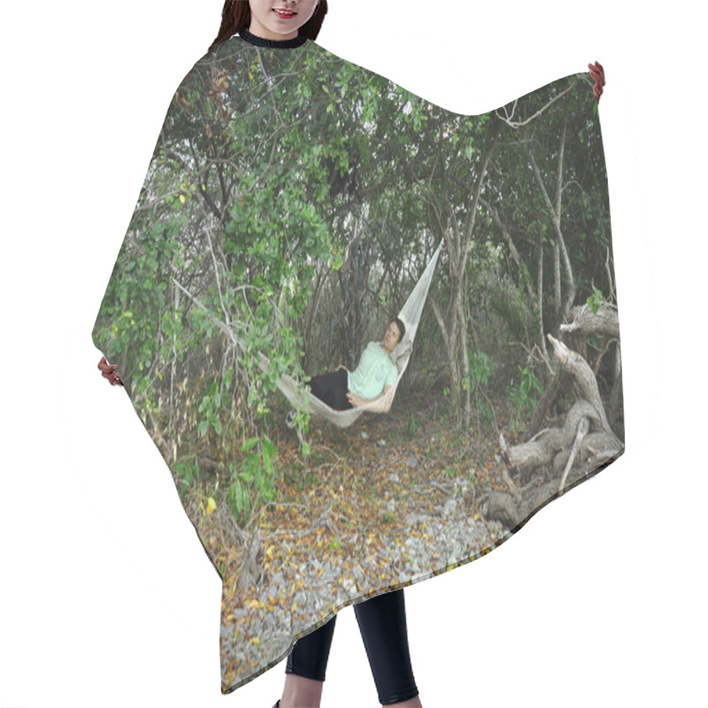 Personality  Hammock In Jungle Hair Cutting Cape