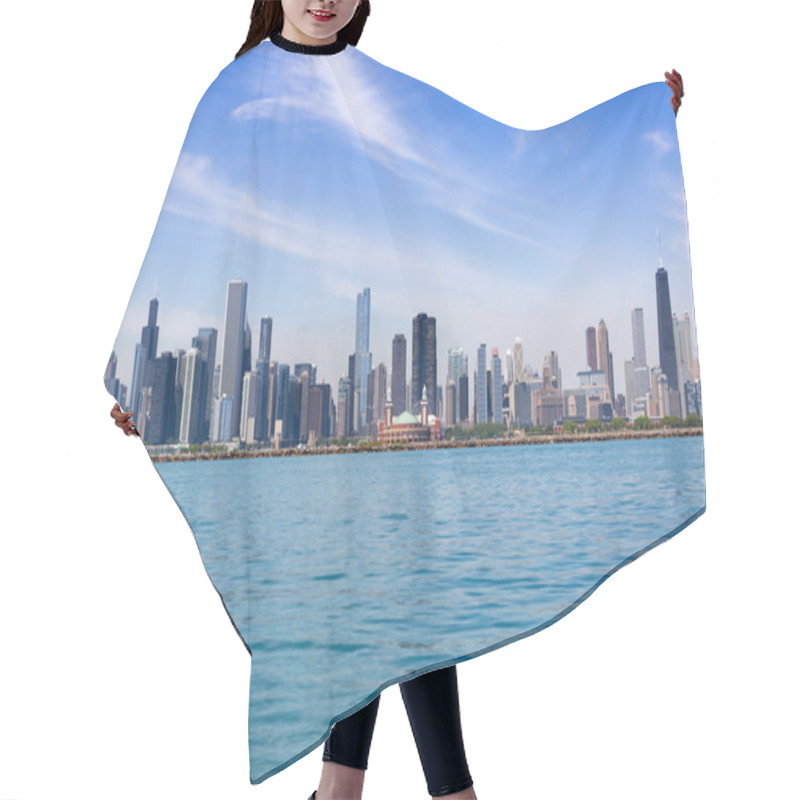 Personality  Chicago Skyline Hair Cutting Cape