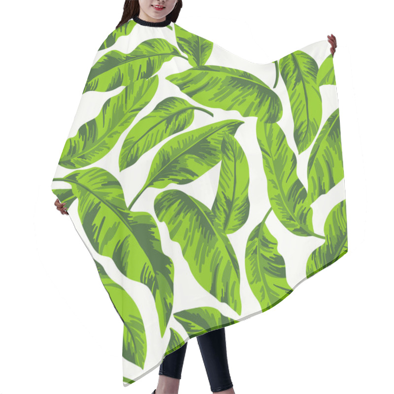 Personality  Seamless Exotic Pattern.  Hair Cutting Cape