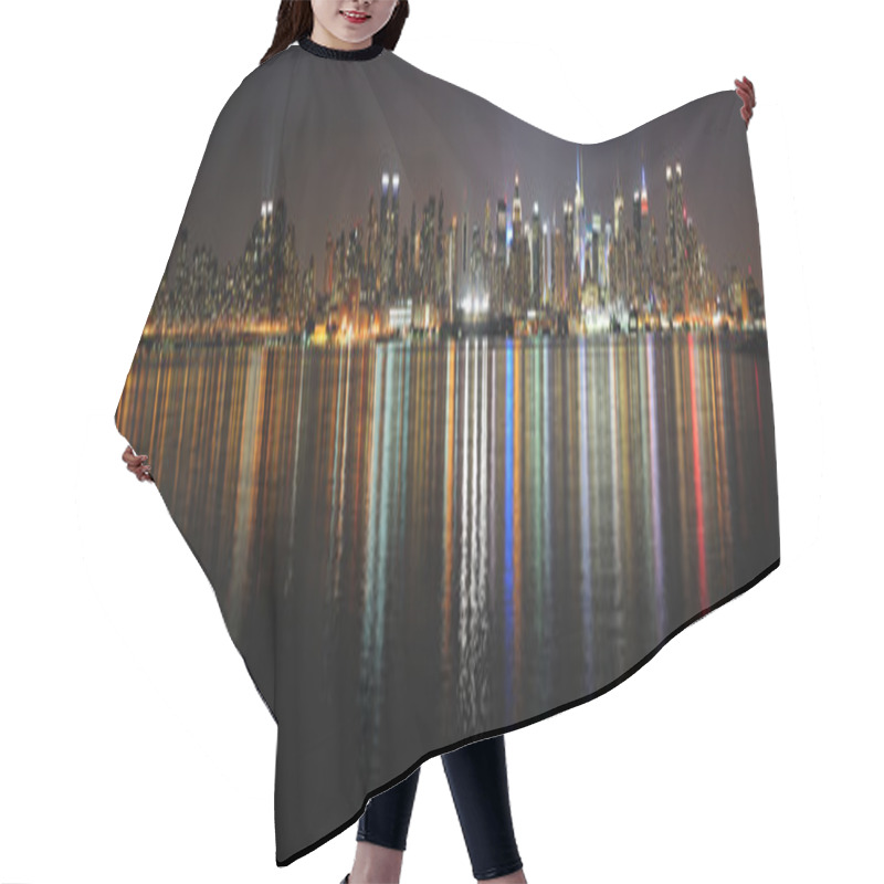 Personality  New York City Manhattan Midtown Skyline At Night Hair Cutting Cape