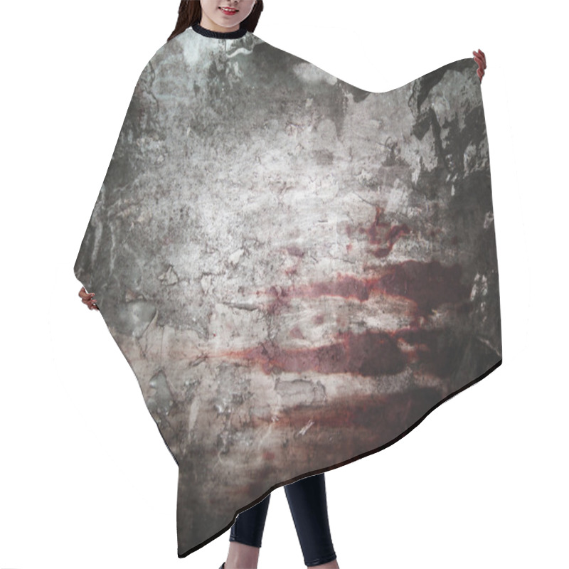 Personality  Grunge Wall Texture Hair Cutting Cape