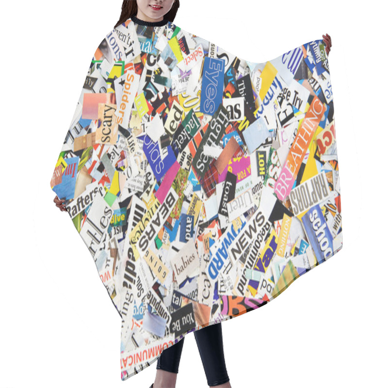 Personality  Word Background Hair Cutting Cape