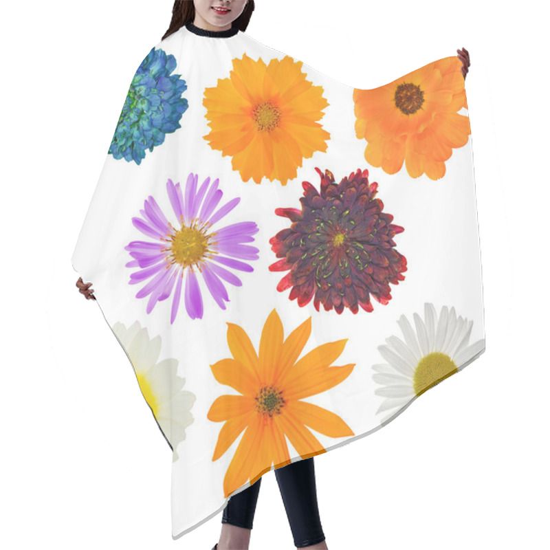 Personality  Eight Garden Isolated Flowers Hair Cutting Cape