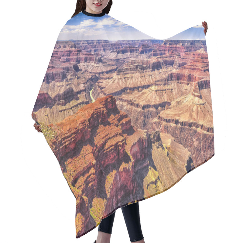 Personality  Grand Canyon Sunny Day Landscape View Hair Cutting Cape