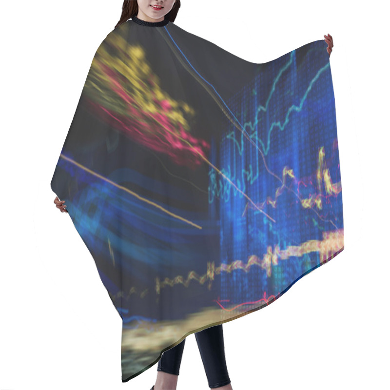 Personality  Abstract Hacker Attack On Information Dadaserver Hair Cutting Cape