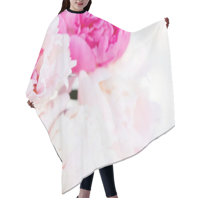 Personality  Fresh Peonies Hair Cutting Cape