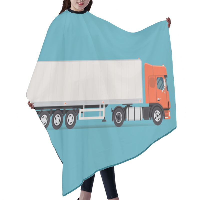 Personality  Road Freight Transportation Hair Cutting Cape