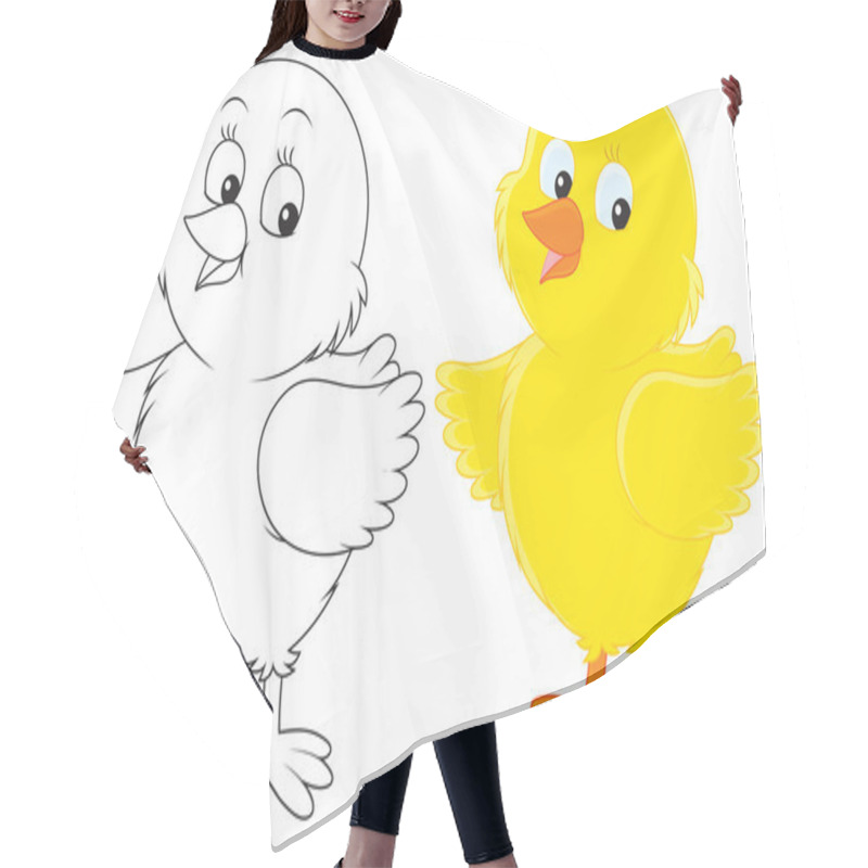 Personality  Small Chick Hair Cutting Cape