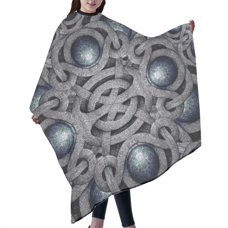 Personality  Mystic Symbol Hair Cutting Cape