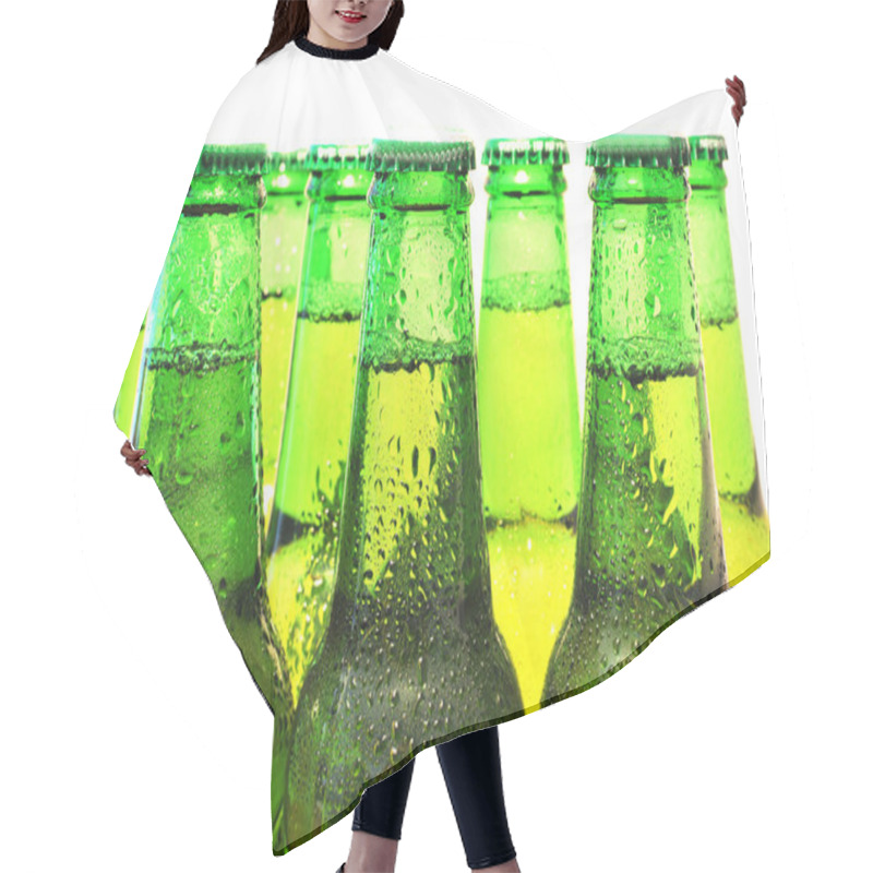 Personality  Row Of Beer Bottles Hair Cutting Cape