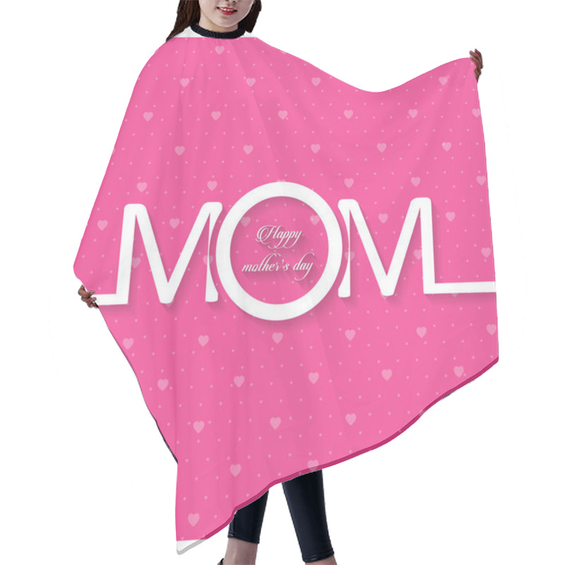 Personality  Mothers Day Postcard  Hair Cutting Cape