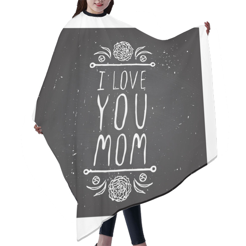 Personality  Happy Mothers Day Card Hair Cutting Cape