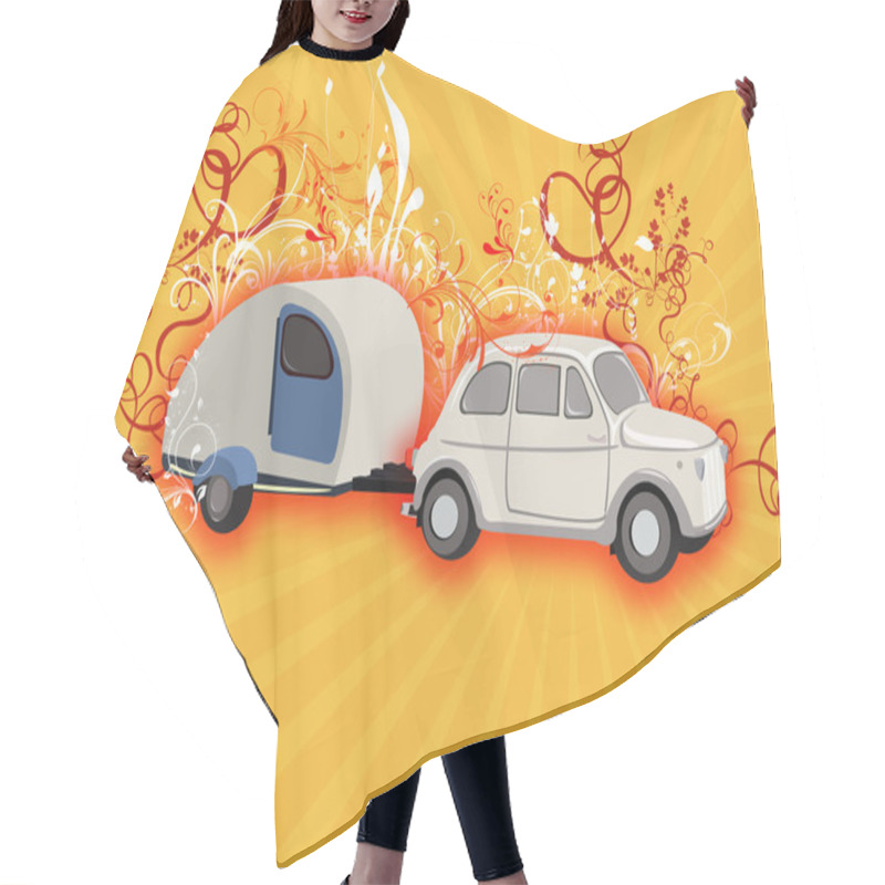 Personality  Camping Fantasy Hair Cutting Cape