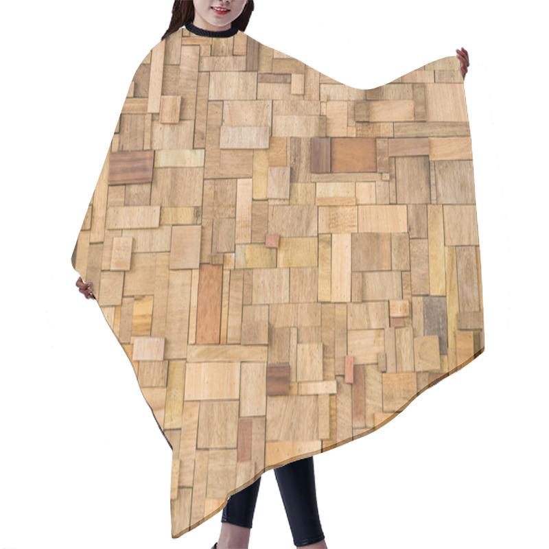 Personality  Wood Texture - Ecological Background Hair Cutting Cape