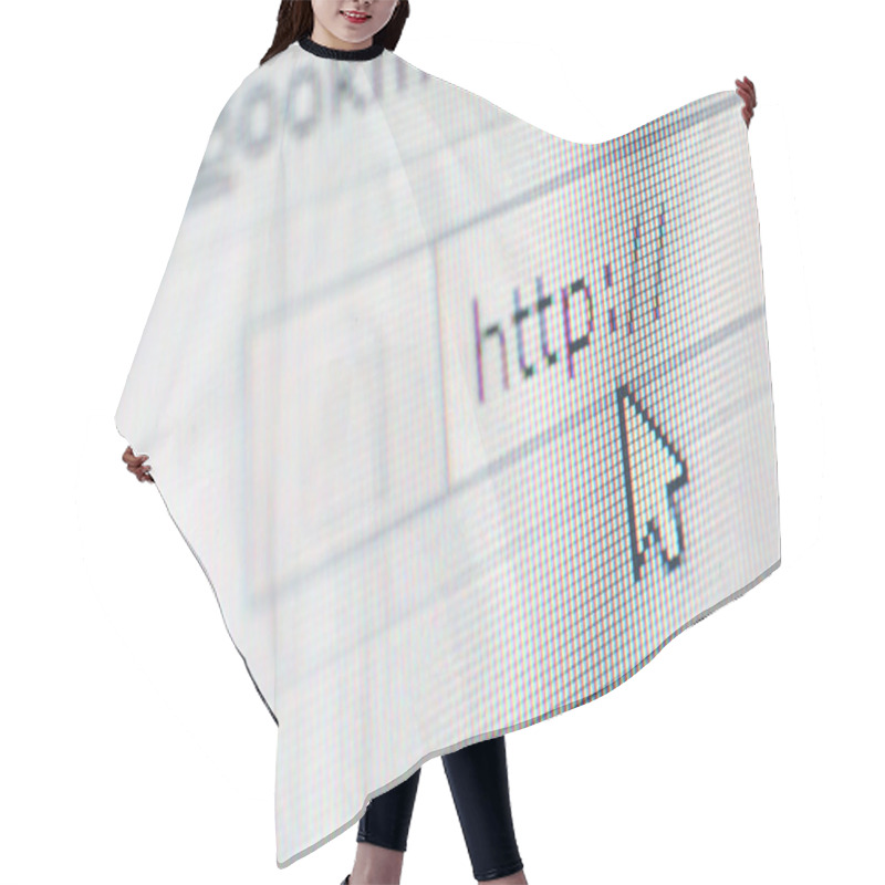 Personality  Http Mouse Click Monitor Macro Hair Cutting Cape