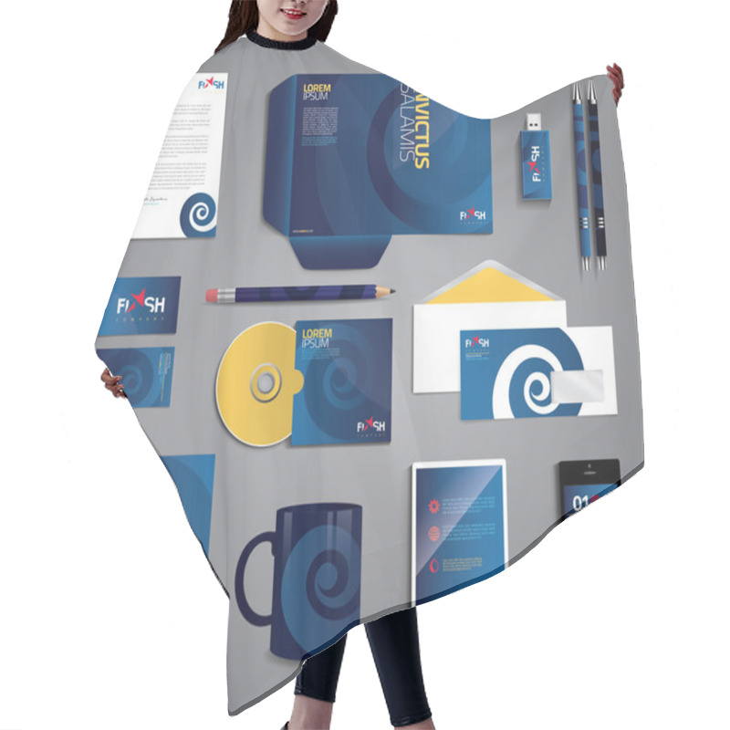 Personality  Identity Design For Your Company Hair Cutting Cape