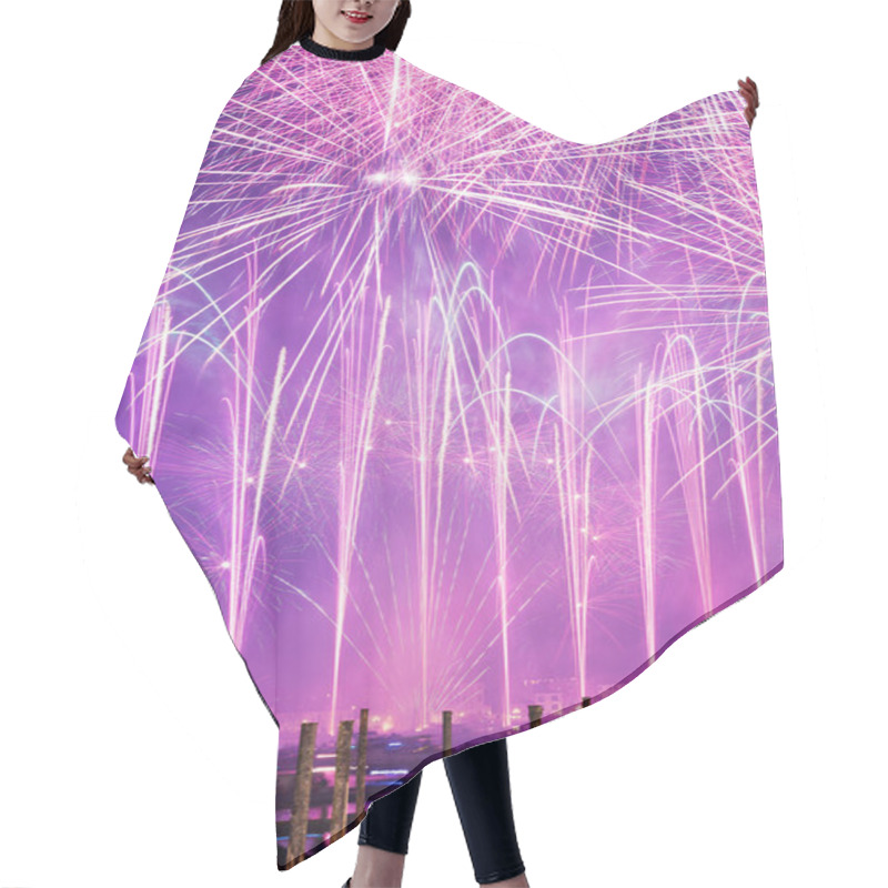 Personality   Redeemer Festival Of Fireworks Hair Cutting Cape