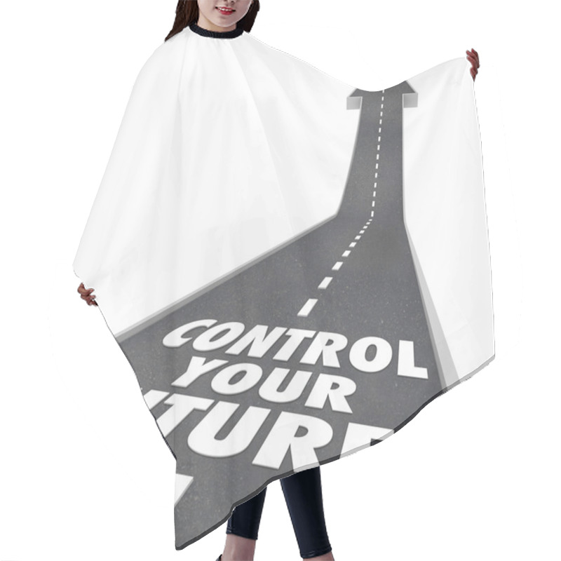 Personality  Control Your Future Words Road Rising Up Ambition Independence Hair Cutting Cape