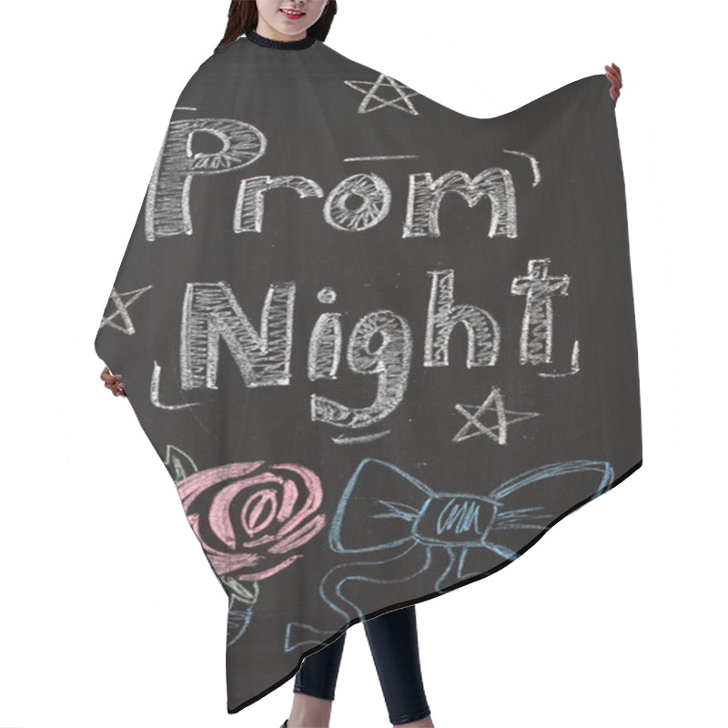 Personality  Prom Night Sign Hair Cutting Cape