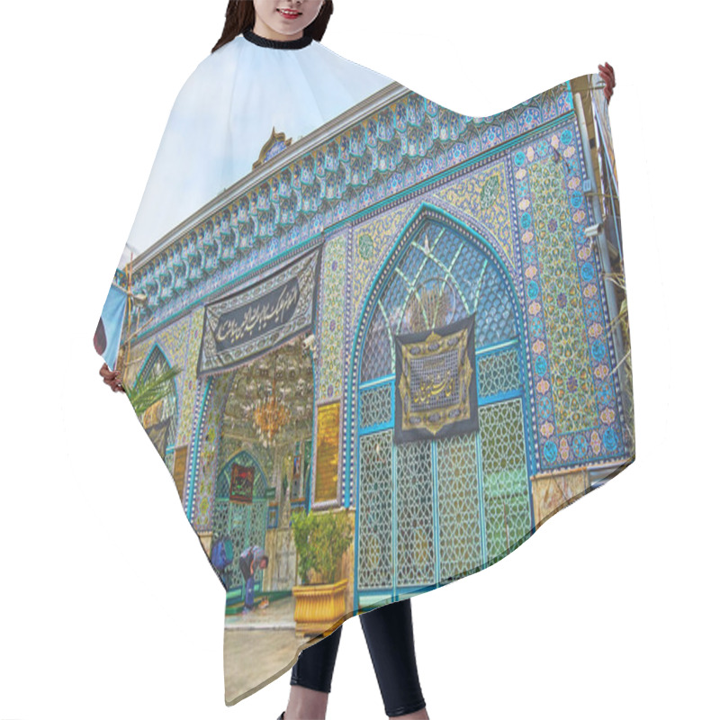 Personality  Persian Patterns Of Emamzadeh Zeyd Holy Shrine, Tehran Hair Cutting Cape