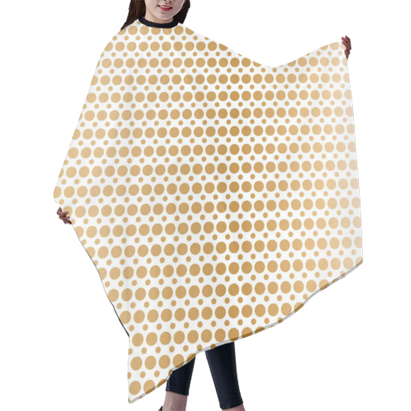 Personality  Abstract Copper Dots Hair Cutting Cape