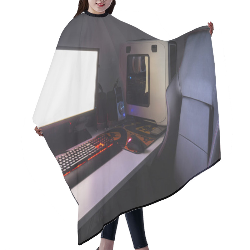 Personality  Custom Gaming Computer Hair Cutting Cape