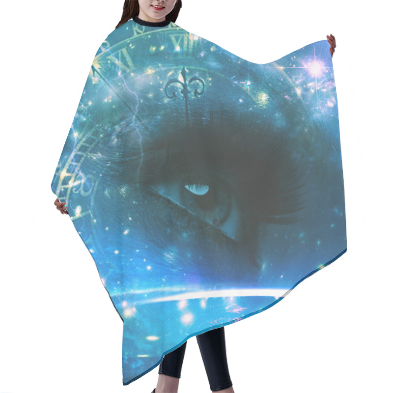 Personality  Eyes Of The Universe, Abstract Environmental Backgrounds Hair Cutting Cape