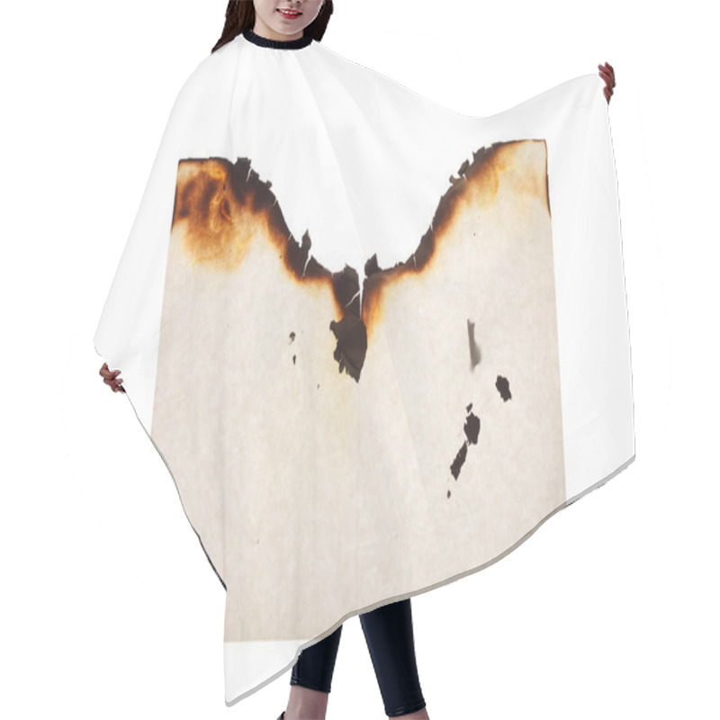 Personality  Burn Hole In Paper Hair Cutting Cape