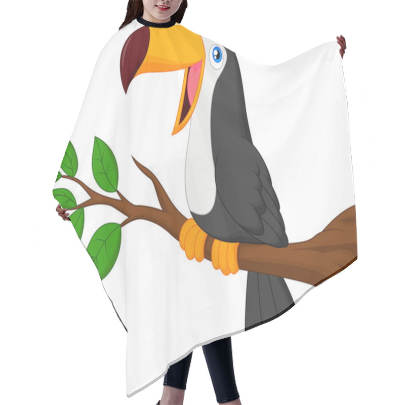 Personality  Toucan Bird Hair Cutting Cape