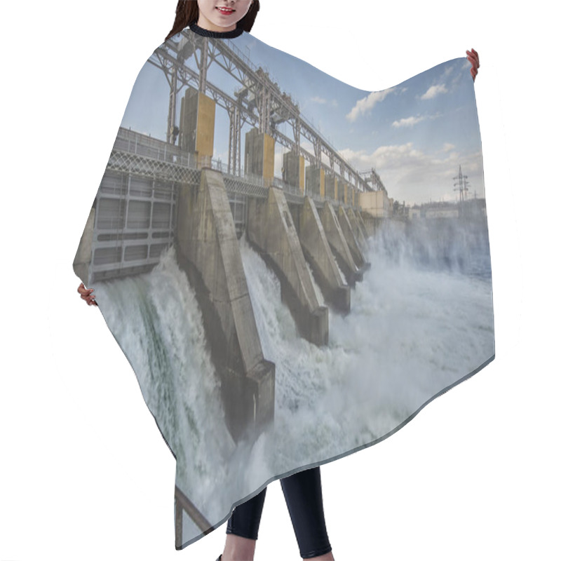 Personality  Hydroelectric Power Station Hair Cutting Cape