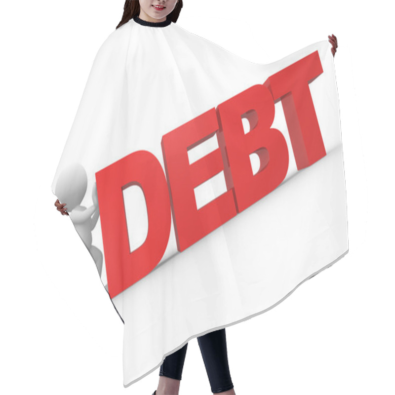 Personality  Man And Word Debt Hair Cutting Cape