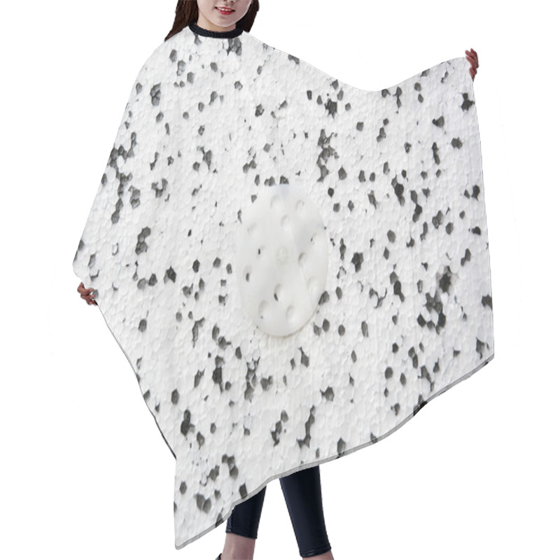 Personality  Sliced Polystyrene Texture. Hair Cutting Cape