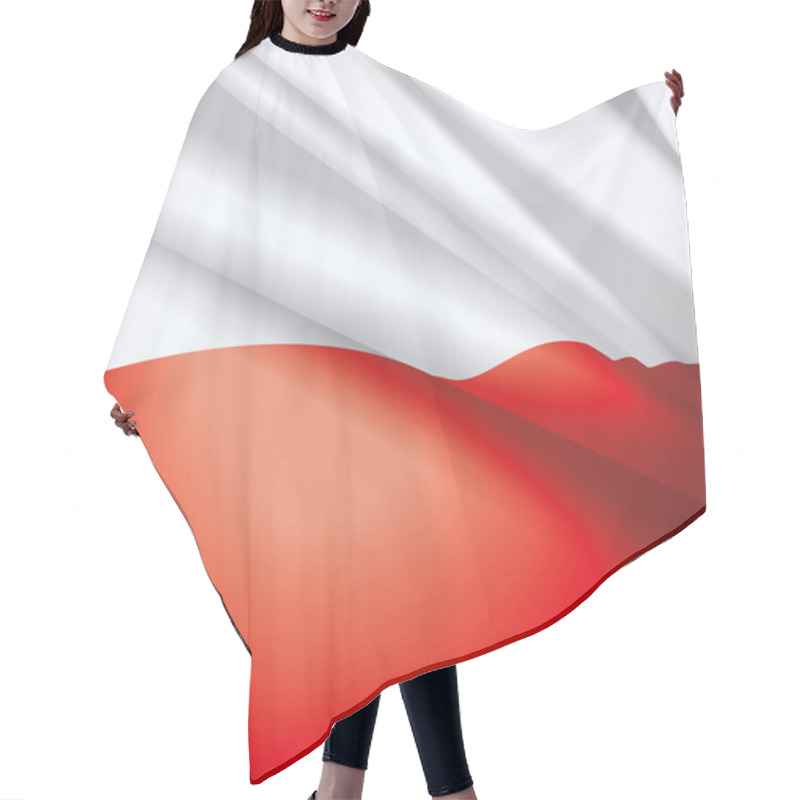 Personality  Flag Of Poland, Vector Background Hair Cutting Cape