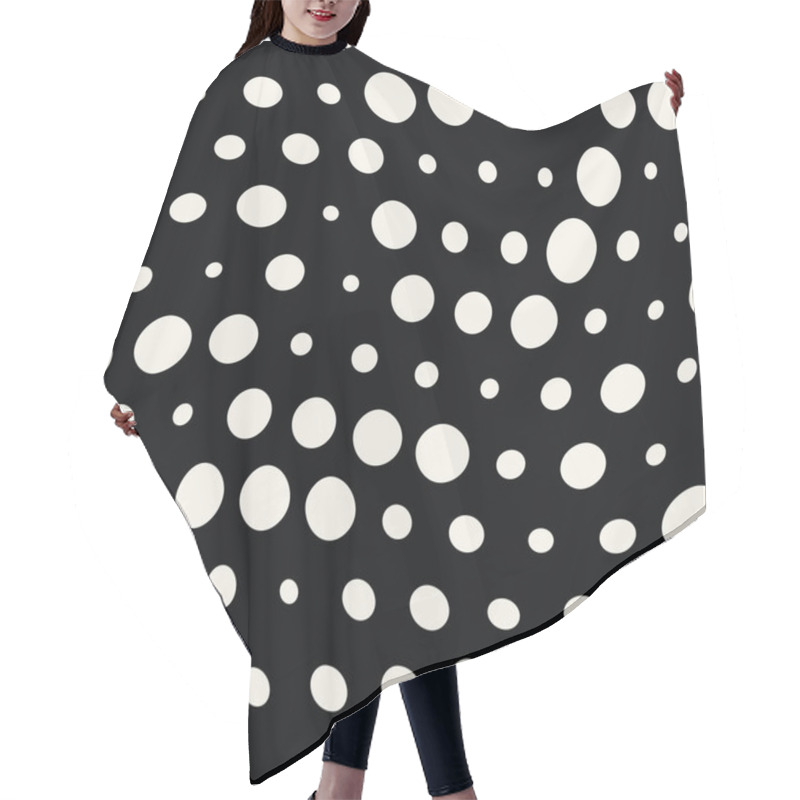 Personality  Abstract Seamless Geometric Halftone Pattern Hair Cutting Cape