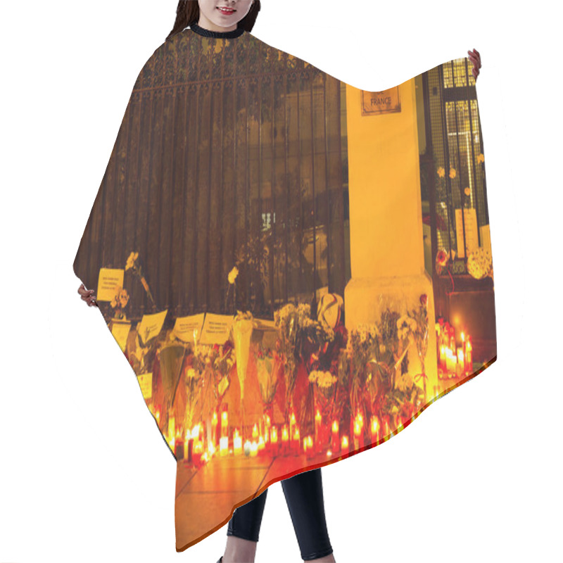 Personality  Paris Terrorism Attack Hair Cutting Cape