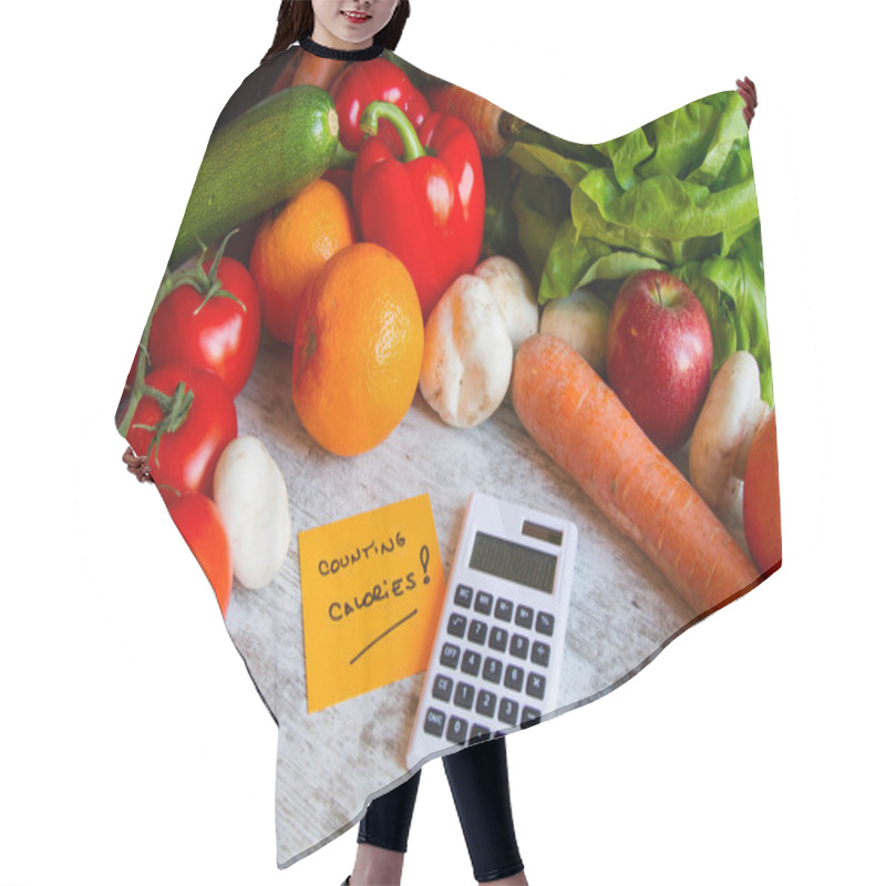 Personality  Counting Calories Hair Cutting Cape