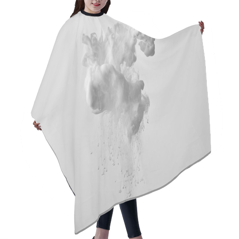 Personality  Abstract Background With White Splash Of Gouache Paint   Hair Cutting Cape