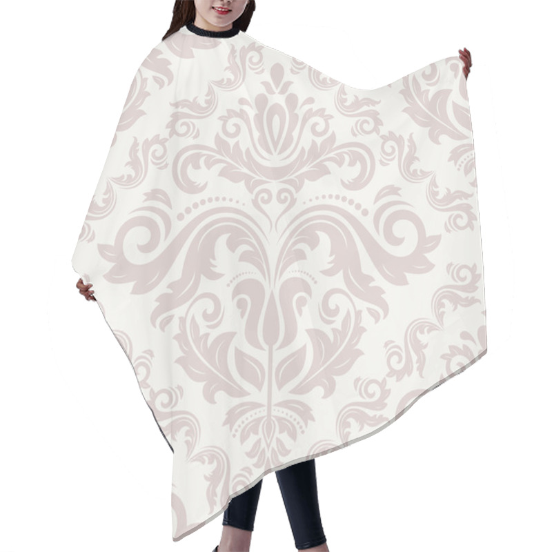 Personality  Damask Seamless  Pattern Hair Cutting Cape