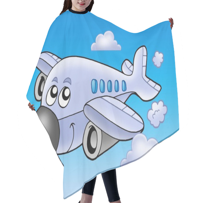 Personality  Cute Flying Airplane Hair Cutting Cape