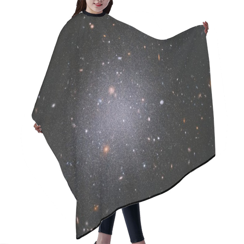 Personality  Stunning View Of A Distant Galaxy Cluster Filled With Stars And Cosmic Phenomena. Hair Cutting Cape