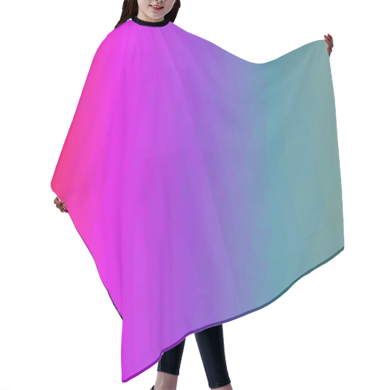 Personality  Abstract Geometric Background With Poly Pattern Hair Cutting Cape