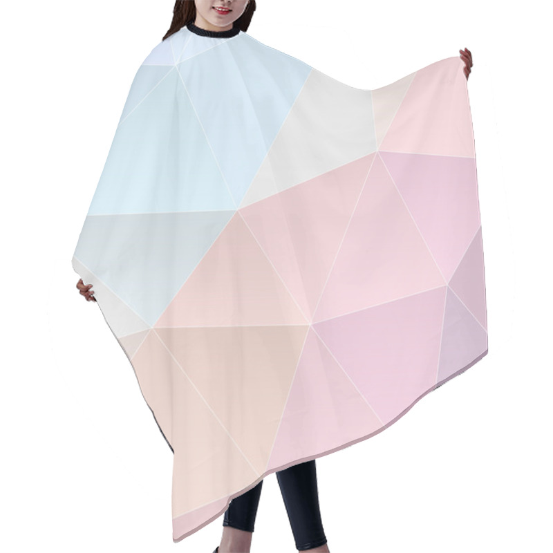 Personality  Abstract Polygonal Background Hair Cutting Cape