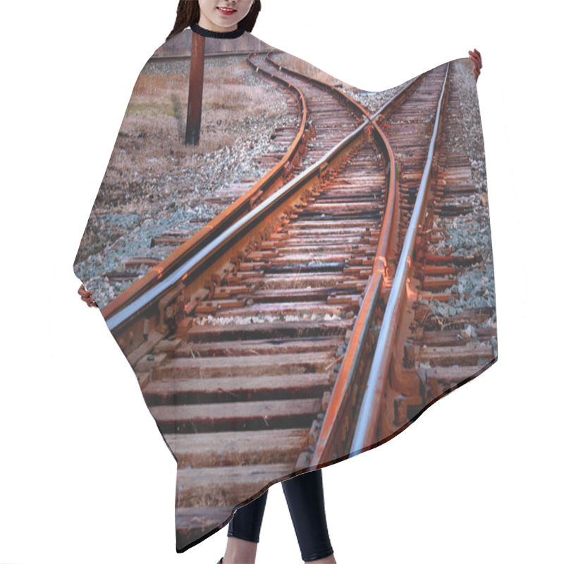 Personality  Railyard Trackage Hair Cutting Cape