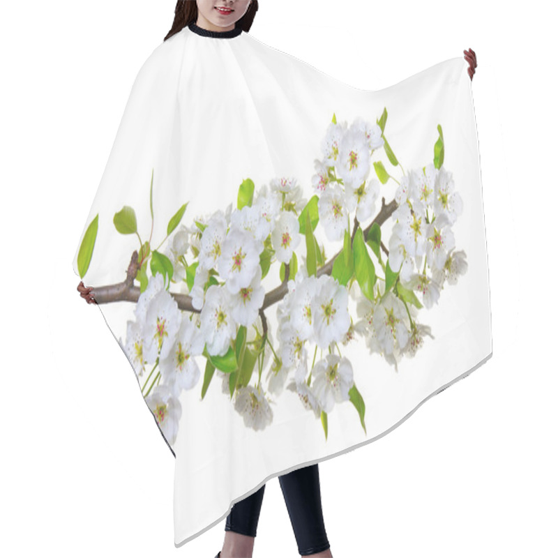 Personality  Spring Blossoms On Wood Background  Hair Cutting Cape