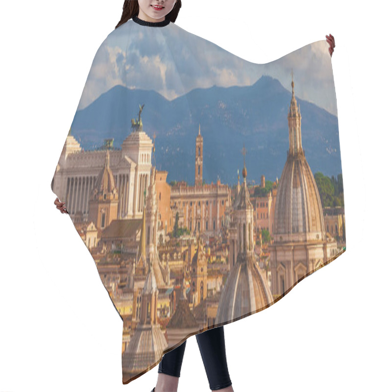 Personality  Rome Historical Center Old Skyline  Hair Cutting Cape